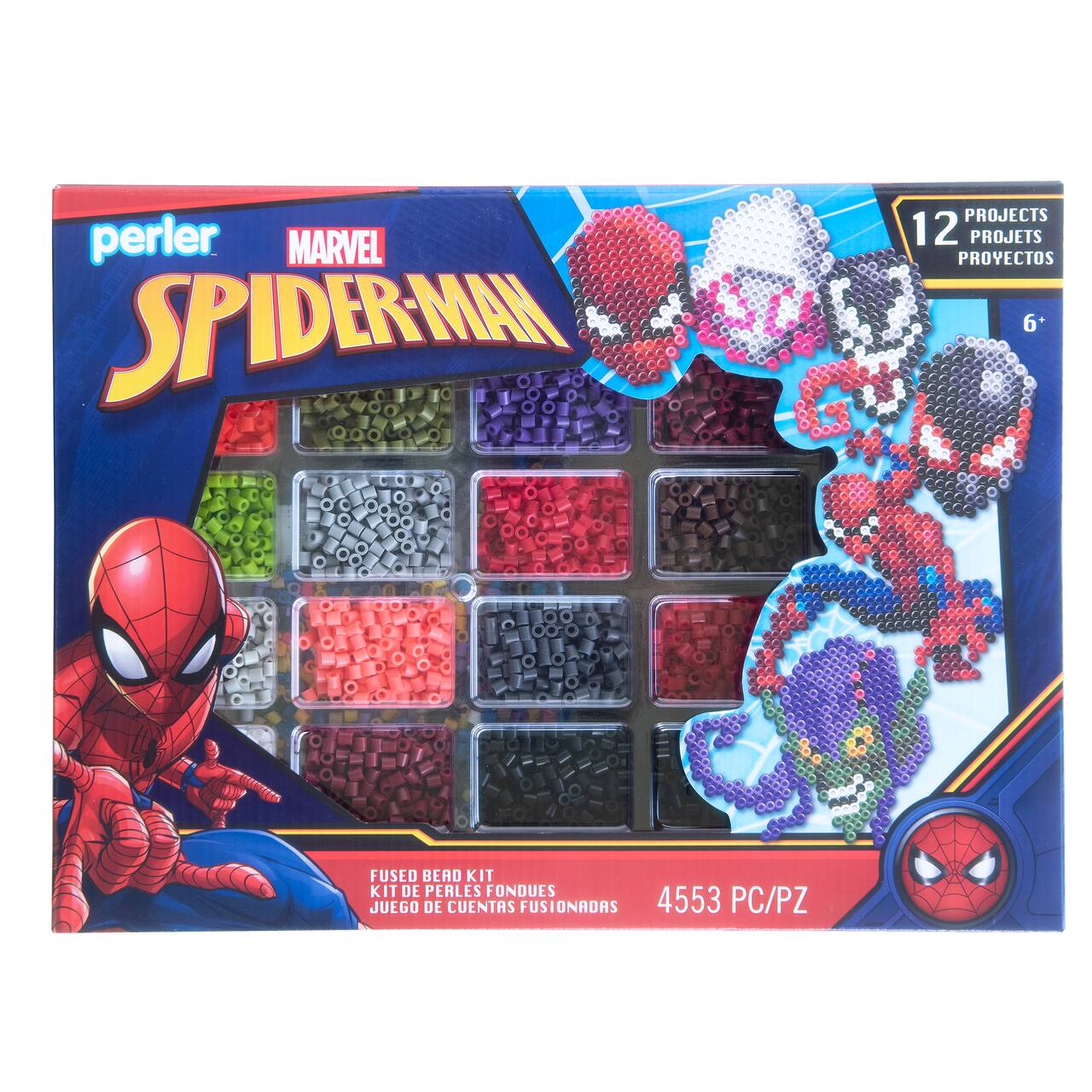 Perler&#xAE; Spider-Man Deluxe Fused Bead Box Set